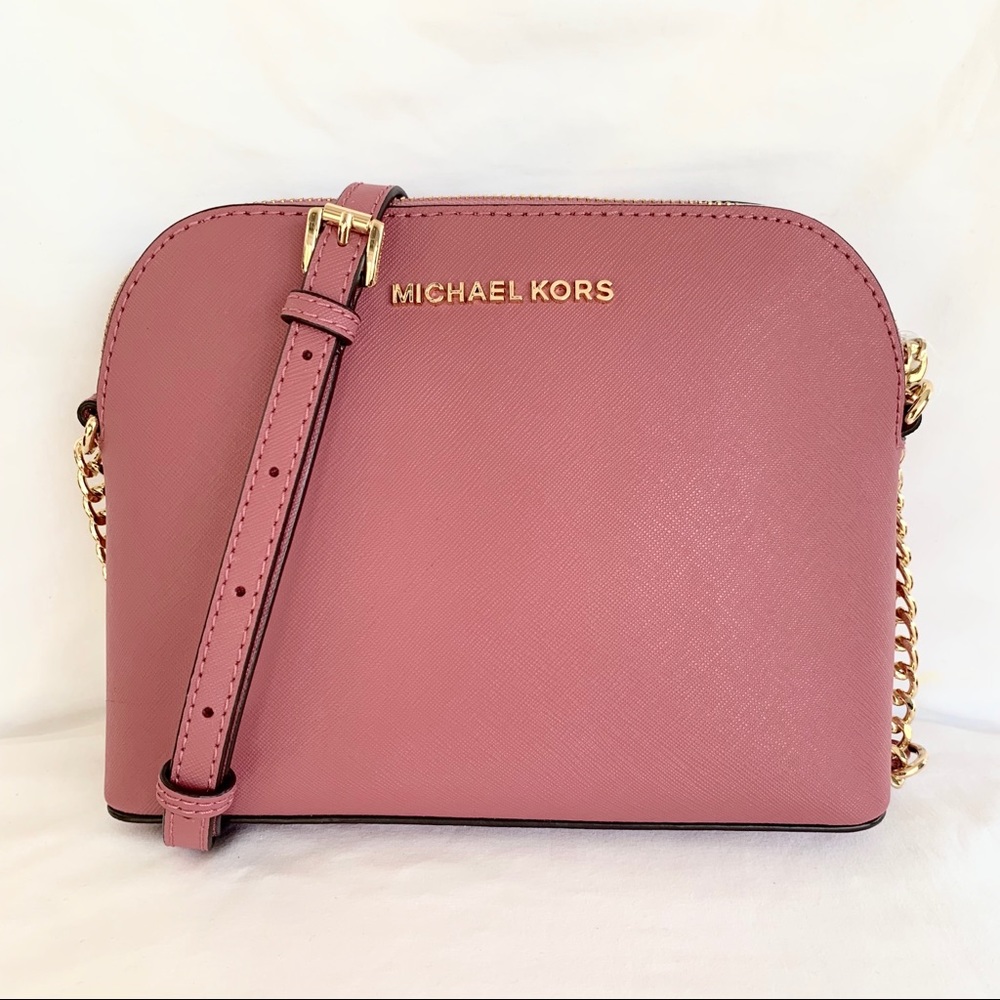 NWT authentic MK leather Cindy Dome crossbody - Picture 2 of 5